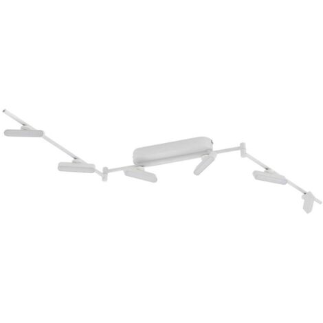 Lindby Proyector, foco 'Eldrin' en Blanco de Metal