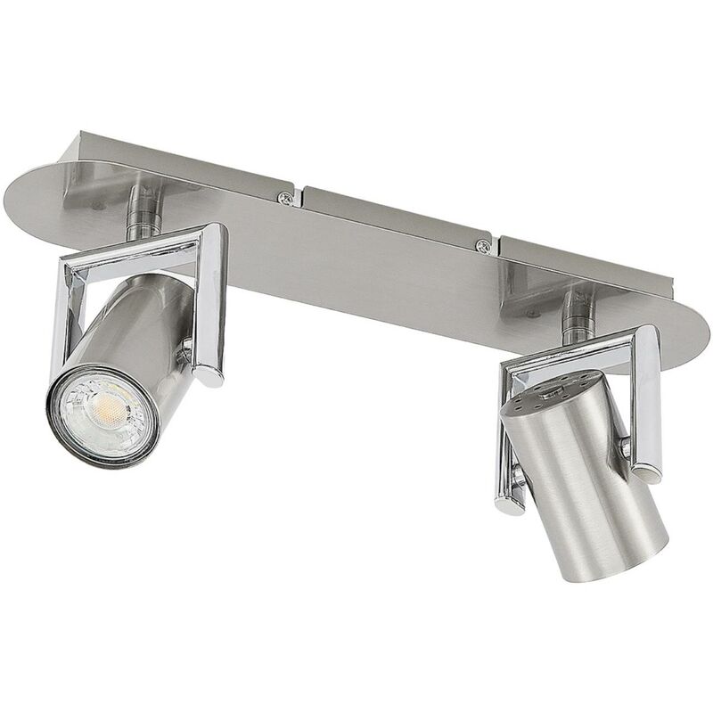 

Lindby Reina foco de techo, níquel, 2 luces
