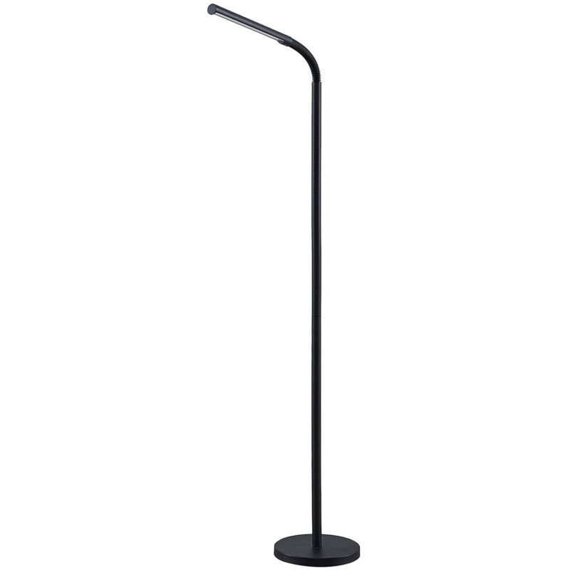 

Romila lámpara de pie LED en negro - Lindby
