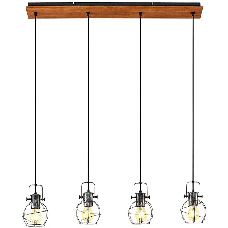

Lindby Salima lámpara colgante, jaula, 4 luces