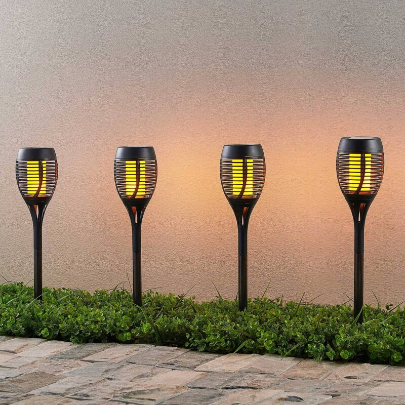 

Lindby Sanja antorcha solar LED pica tierra, set 4