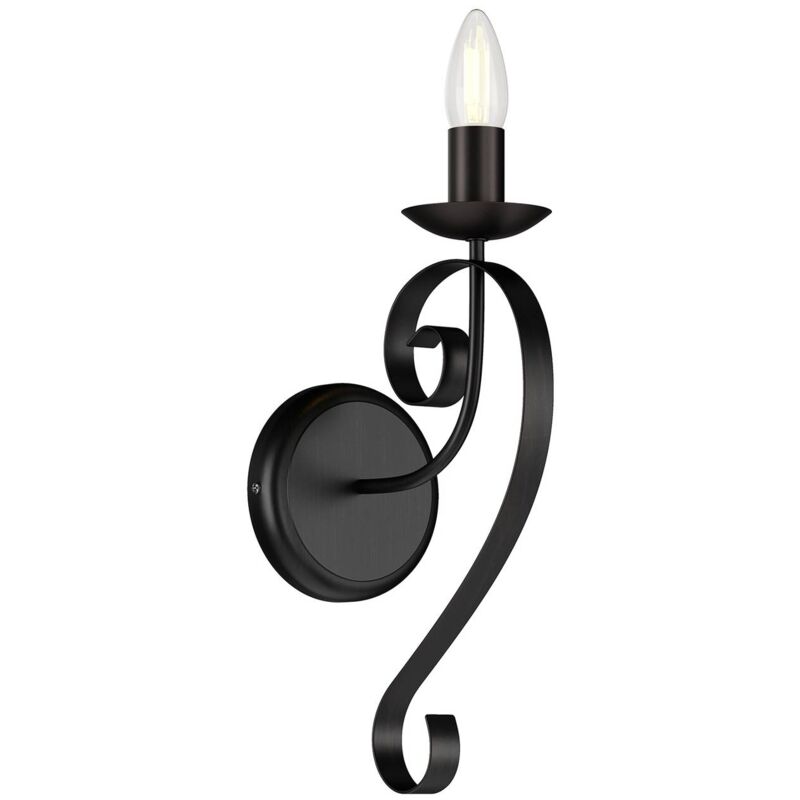 

Lindby Shervan lámpara de pared, 1 luz, marrón