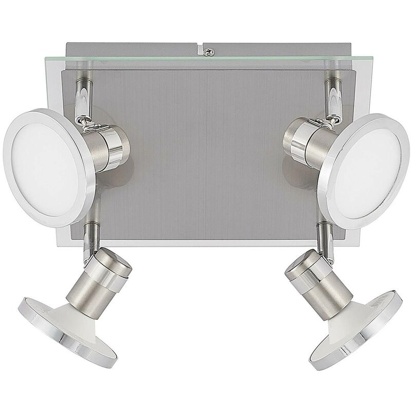 

Lindby - Stiglio plafón LED foco, 4 luces