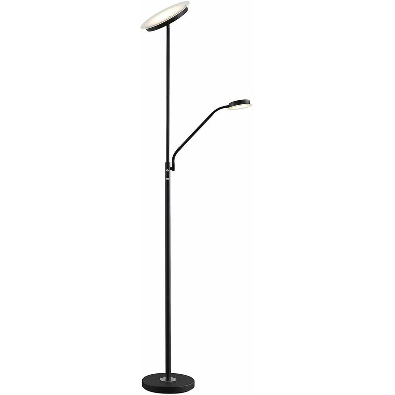 

Sumani lámpara de pie LED, redonda, negra - Lindby