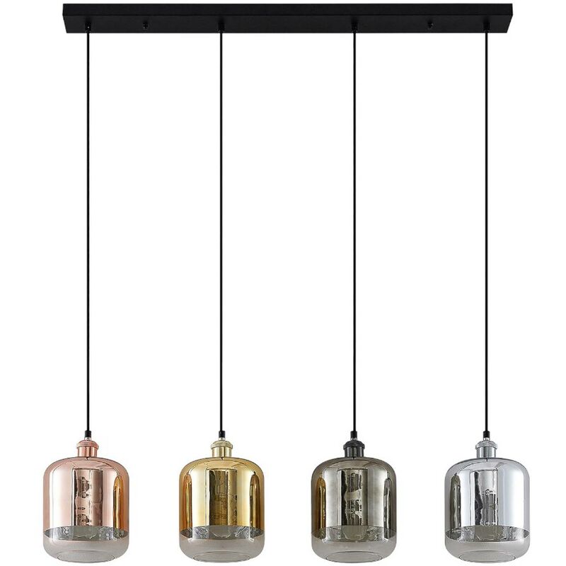

Lindby Tallinn colgante, pantallas brillantes