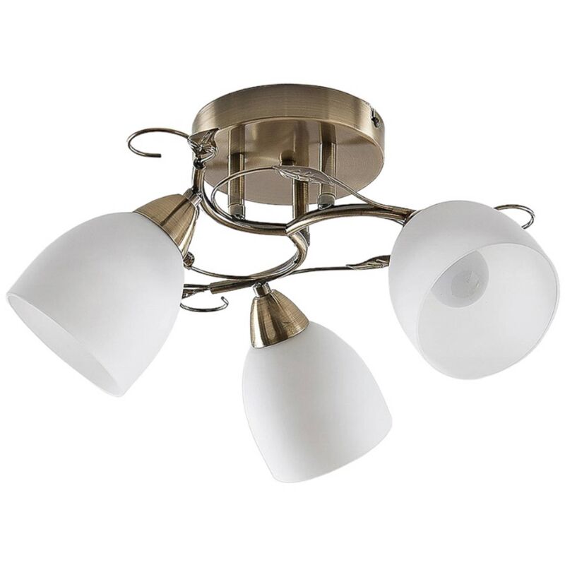 

Thaddeus lámpara de techo 3 luces alto 23cm - Lindby