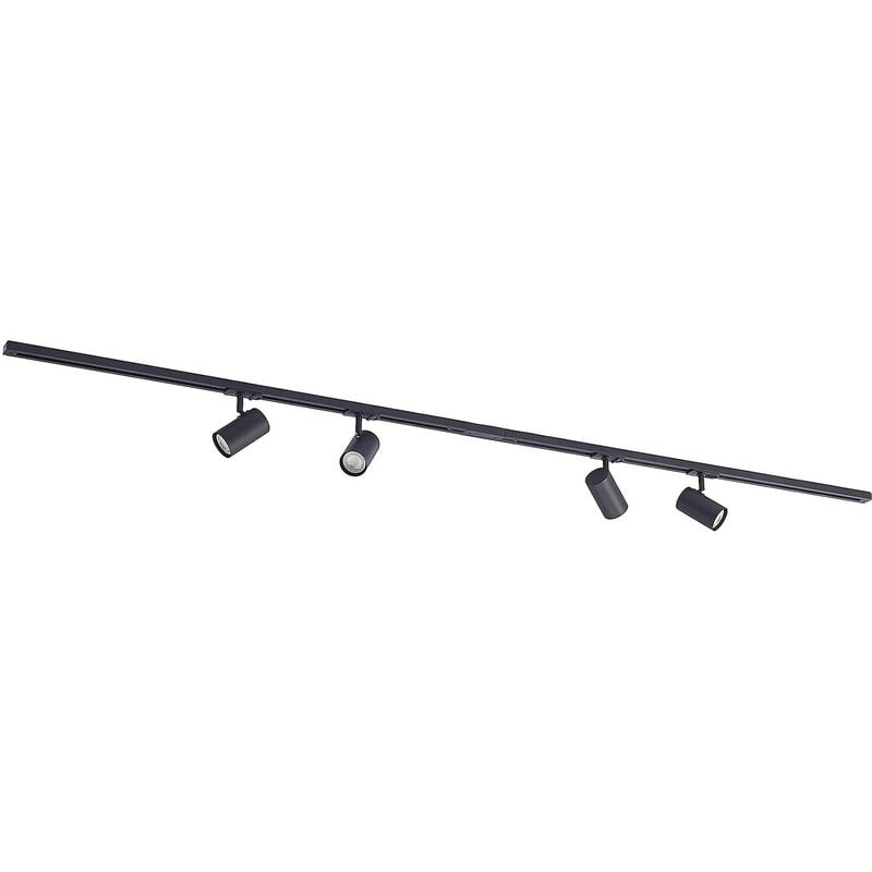 

Lindby Ties sistema de riel, 1 fase, 4 luces negro