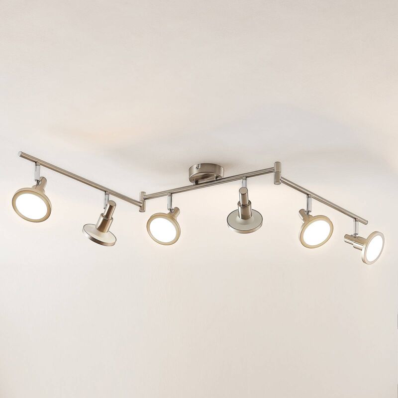 

Unnur foco LED, 6 luces - Lindby