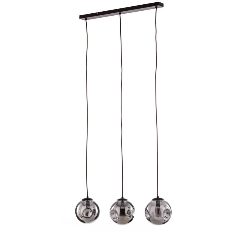 Neuwertig] Lindby Valentina 3 Pendelleuchte Smoked Grey Brown Pendellampe Licht Leuchte B-ware