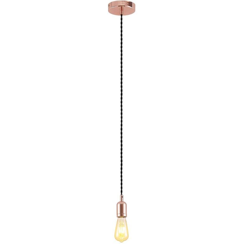 

Lindby Vistoso lámpara colgante, cobre brillante