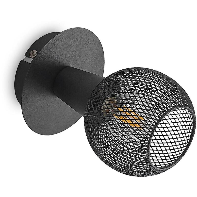 

Lindby Zerda foco, pantalla rejilla, 1 luz