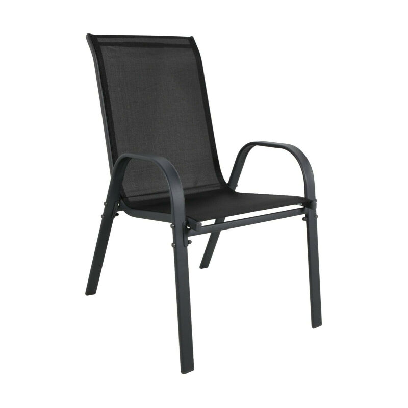 Chaise de jardin stapel MC330880 Noire - Linder Exclusiv
