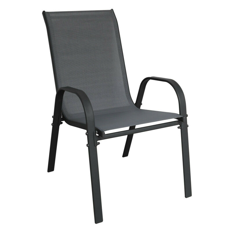 Linder Exclusiv Chaise de jardin STAPEL MC330881 Grise