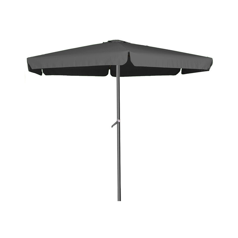 Linder Exclusiv Parasol de jardin 300 cm Gris foncé
