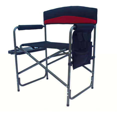 Linder Exclusiv Silla de camping plegable Roja/Negra