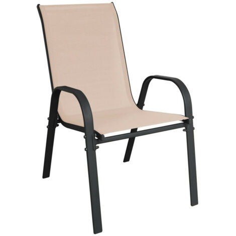 Linder Exclusiv Silla de jardín STAPEL MC330883 Beige