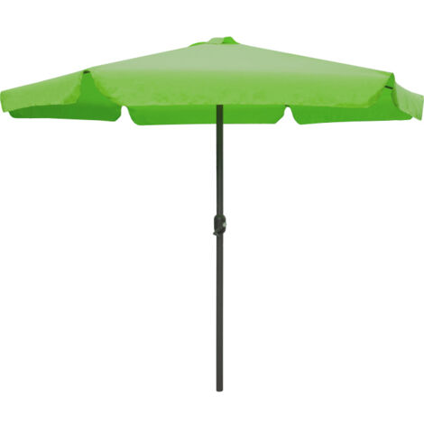 Linder Exclusiv Sonnenschirm, Gartenschirm Ø 300 cm,mit Kurbel, Lime Green