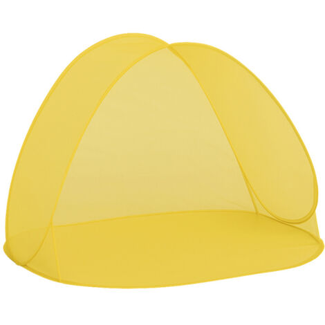 Linder Exclusiv Tente de plage auto-déployante SM02 Jaune