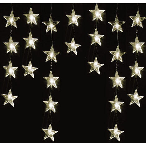 Linder Exclusiv Weihnachtsbeleuchtung Anhänger Sterne 40 LED Warmweiß