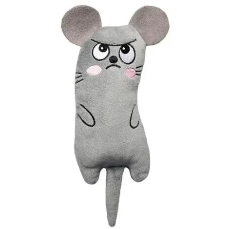 Lindos juguetes para gatos, divertido juguete interactivo de peluche para gatos, mini juguetes con hierba gatera para rechinar los dientes, juguete chirriante para masticar gatitos, accesorios para ma