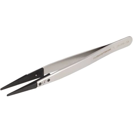 Lindström TL 2ACFR-SA antistatique (ESD) Pince brucelle ESD 2ACF plate, ronde 130 mm C645392