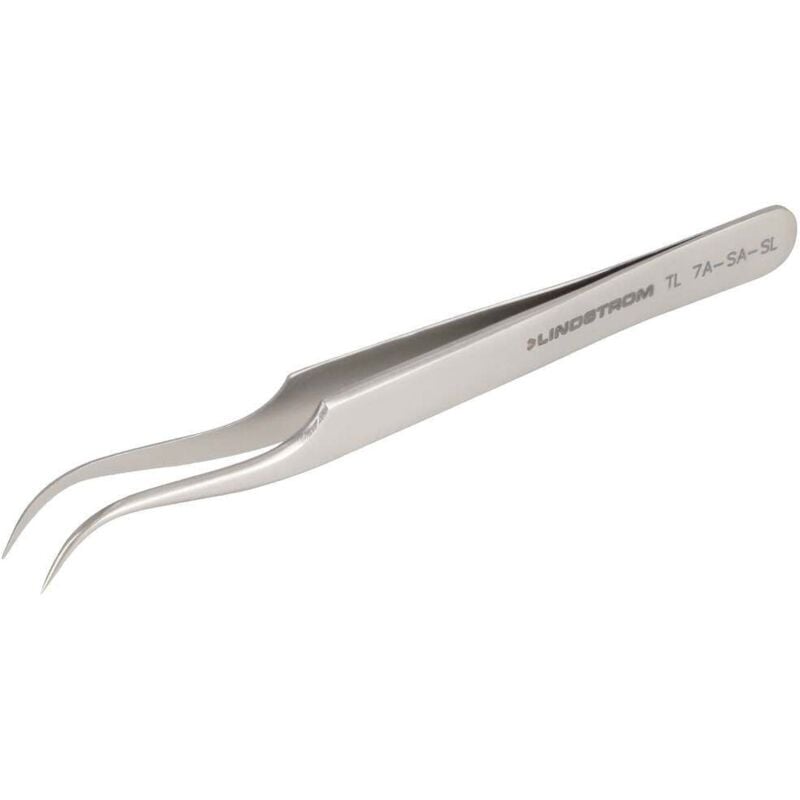 Lindström tl 7A-SA-SL Pince brucelle de précision 7 pointue, courbée 120 mm