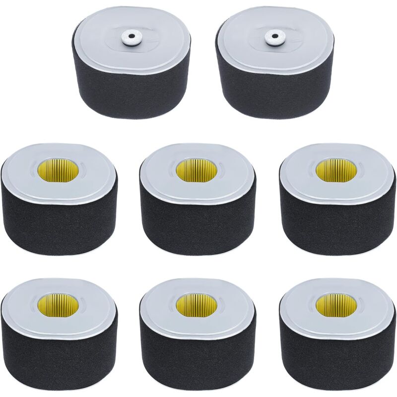LinDuxe Lot de 8 filtres à air pour moteur de tondeuse à gazon Honda GX340 GX390 11HP 13HP Accessoires de remplacement pour 17210-ZE3-010 100-012