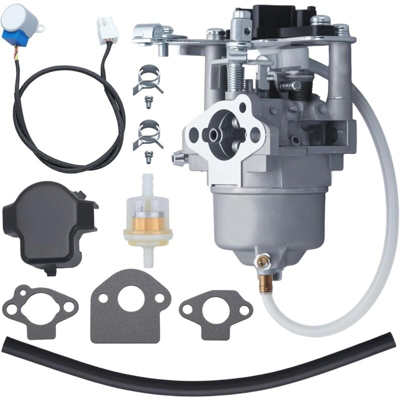 LinDuxe Carburateur pour générateur d'onduleur portable A-ipower SUA2000i 2000 Watt SUA2300i 2300 Watt Kit de carburateur + joints + couvercle de