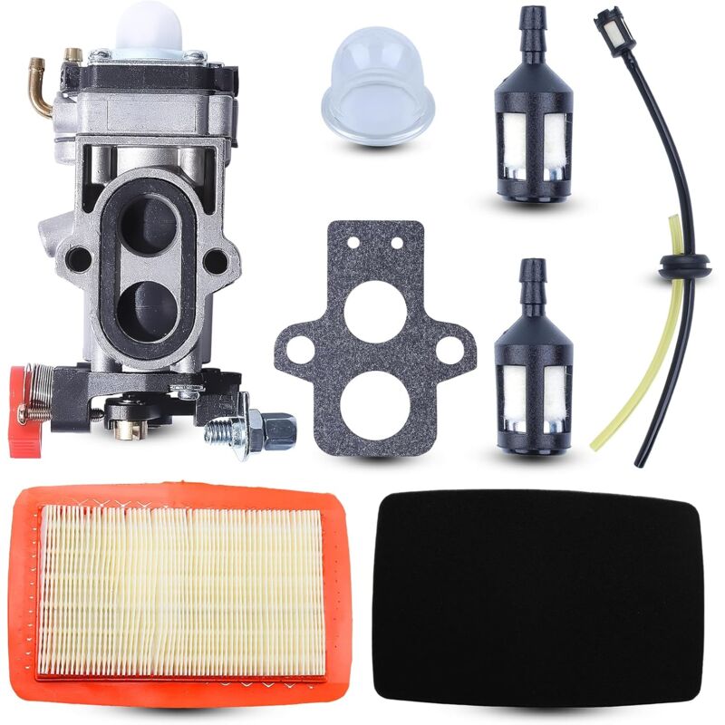 LinDuxe Carburateur pour souffleur à dos Redmax EBZ7500 Remplacez 581156101 544363001 par le kit de pré-filtre à air 512654101