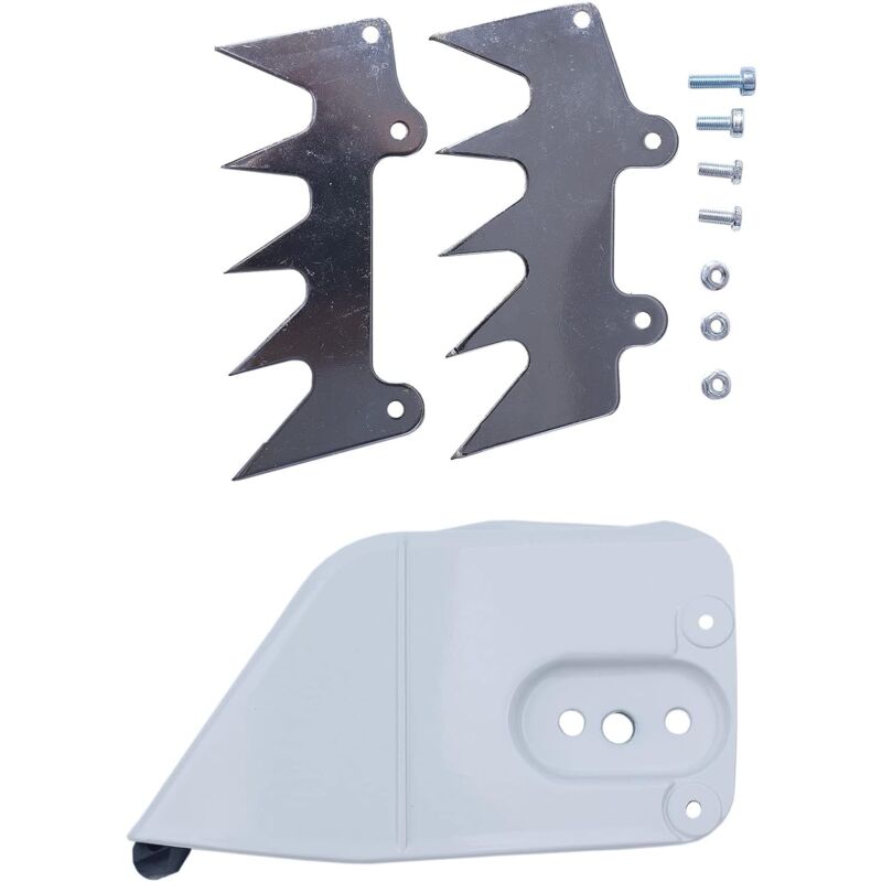 LinDuxe Couvercle d'embrayage de tronçonneuse + ensemble de pointes de pare-chocs pour Stihl 024 044 038 039 046 064 066 MS440 MS460 MS650 MS660