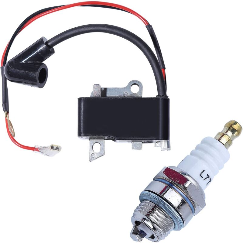 LinDuxe Kit de bougie d'allumage pour tronçonneuse Husqvarna 435 440 445 450 440E 435E Pièces de rechange 573 93 57-01