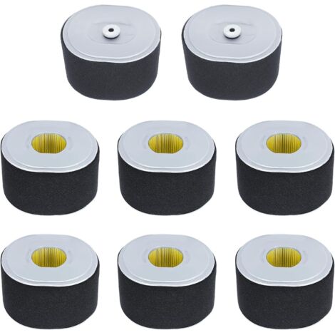 LinDuxe Lot de 8 filtres à air pour moteur de tondeuse à gazon Honda GX340 GX390 11HP 13HP Accessoires de remplacement pour 17210-ZE3-010 100-012 30-417 5252697 2893907