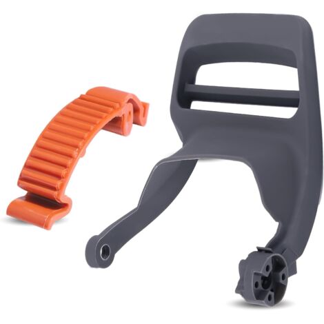 LinDuxe Poignée de frein de chaîne 445 pour tronçonneuses Husqvarna 445 445E 450 450E Protège-main de levier de frein avec clip de boucle de couvercle supérieur 455 Remplace pour Husqvarna 505422701 5