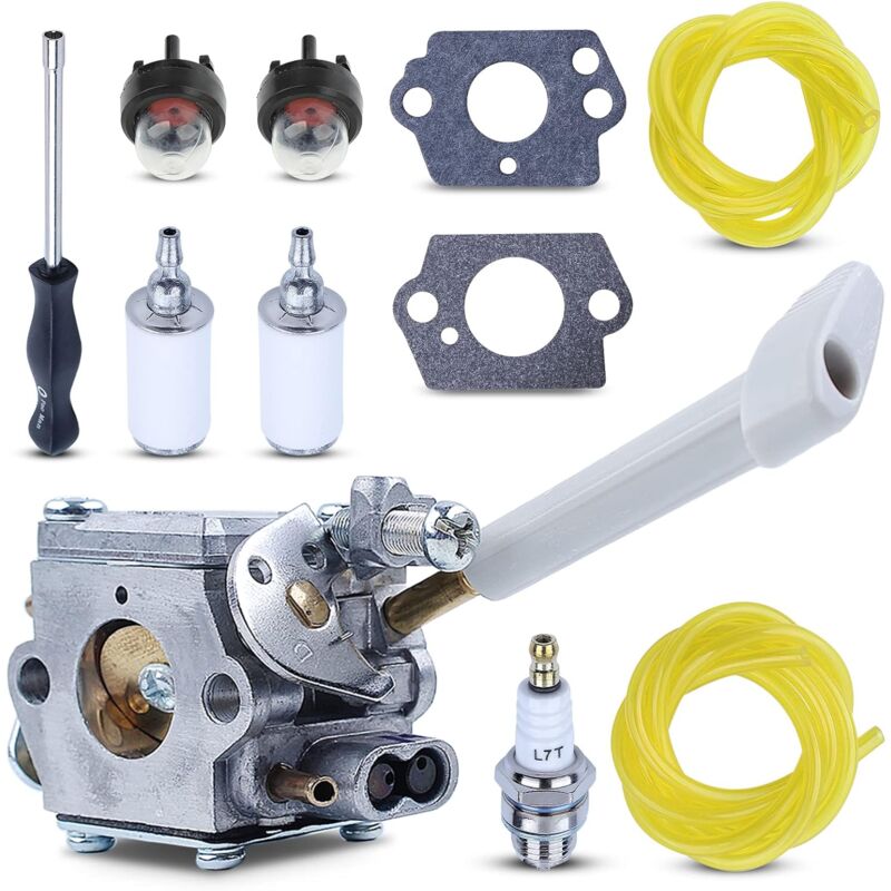LinDuxe Carburateur de souffleur à dos RY08420A et outils de réglage de carburateur pour Ryobi BP42 RY08420 avec pièces de rechange pour ligne de