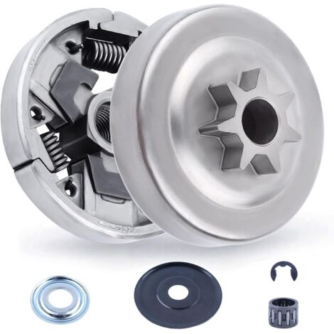 LinDuxe Tambour d'embrayage de conception de précision MS261 MS271 MS291 (.325 7 dents) avec kit d'assemblage d'embrayage pour tronçonneuse Stihl MS261 MS271 MS291 Pièce de rechange pour 1121 160 2051