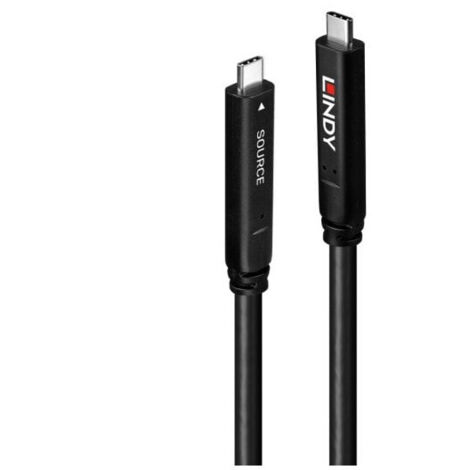 LINDY 10m USB 3.2 Gen 1 DP 1.4 Typ C Hybrid Cable