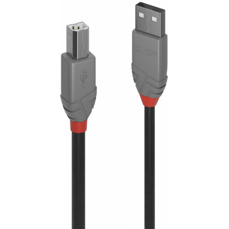 Usb 2.0 Kabel Typ a/b Anthra Line 1m (36672) - Lindy