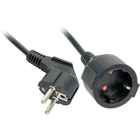 Lindy 30245 prolunghe e multiple 5 m 2 presa(e) AC Interno Nero