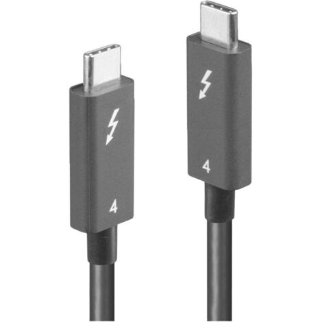 Lindy 31121 Cavo Thunderbolt 2 M 40 Gbit /s Nero