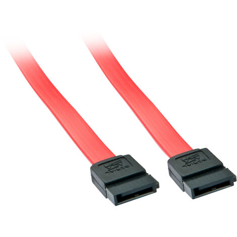 Lindy 33323 cavo SATA 0,2 m SATA 7-pin Rosso