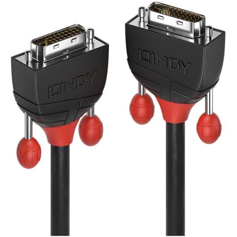 Lindy 36252 cavo DVI 2 m DVI-D Nero