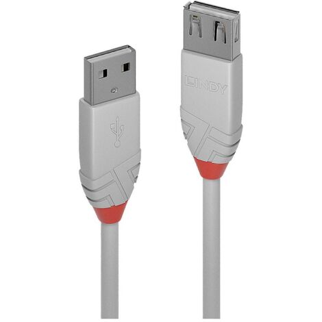 Lindy 36712 cavo USB USB 2.0 1 m USB A Grigio
