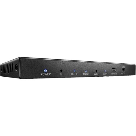 Lindy 38236 Splitter HDMI 4K Nero 4 Porte
