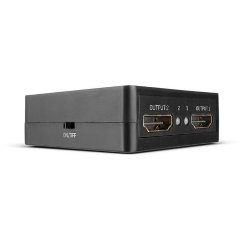 LINDY 38358 2 Porte Distributore, splitter HDMI 3840 x 2160 Pixel Nero