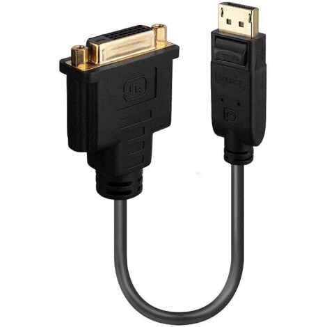 Lindy 41004 cavo e adattatore video 0,15 m DisplayPort DVI-D Nero