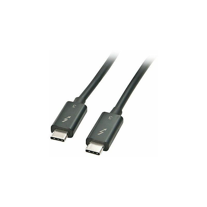 

41555 cable USB 0,5 m USB 3.2 Gen 1 (3.1 Gen 1) USB C Negro - Lindy