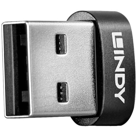 Lindy 41884 adattatore per inversione del genere dei cavi USB Type-A USB tipo-C Nero