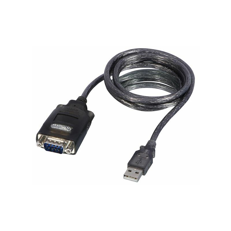 Image of Lindy 42686 USB Adattatore cavo RS-232 Nero - Adattatore cavo (USB, RS-232, connettore maschio / connettore maschio, 1,1 m, Nero)