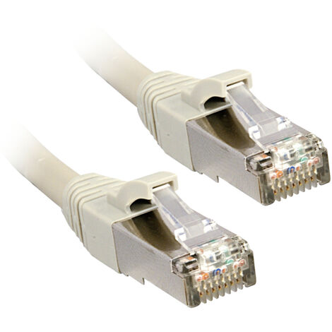 LINDY 47243 RJ45 Netzwerkkabel, Patchkabel CAT 6 U/FTP 1.50 m Grau  1 St.