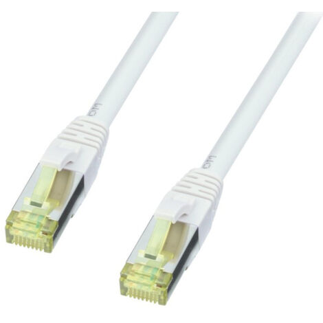 LINDY 47270 RJ45 Netzwerkkabel, Patchkabel CAT 6a (Rohkabel CAT 7) S/FTP 20.00 m Grau  1 St.